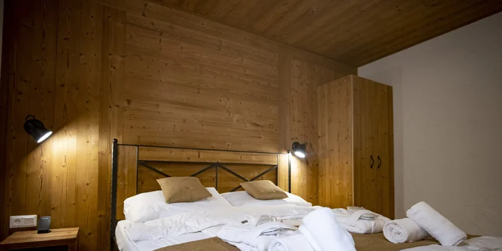 Apartmán zajistí pohodlný odpočinek po náročných výletech. 