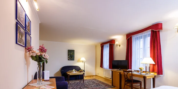 Všechny pokoje mají TV, minibar, pracovní stůl, bezpečnostní trezor a telefon s přímou linkou.