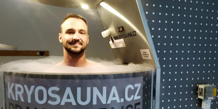 Již první kryoterapie přináší silný zážitek, extrémně nízké teploty se vůbec nemusíte bát.