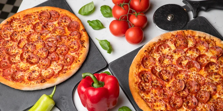 Voucher platí na akúkoľvek druhú pizzu pri objednávke pizze v Domino´s Pizza