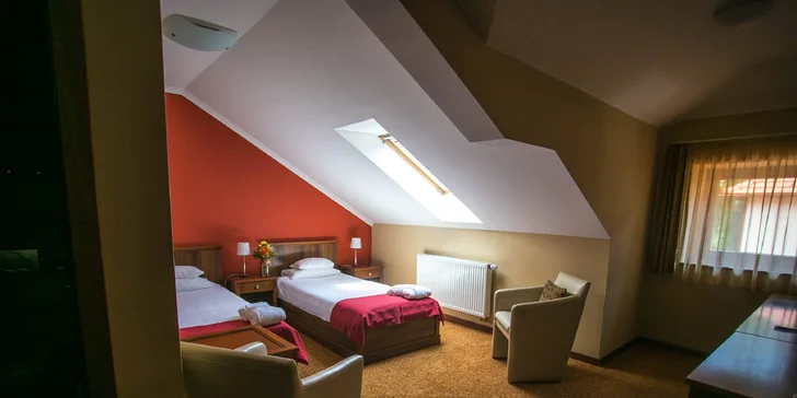 Chybět nebude ani rádio, minibar, fén a bezplatné připojení k Wi‑Fi. 