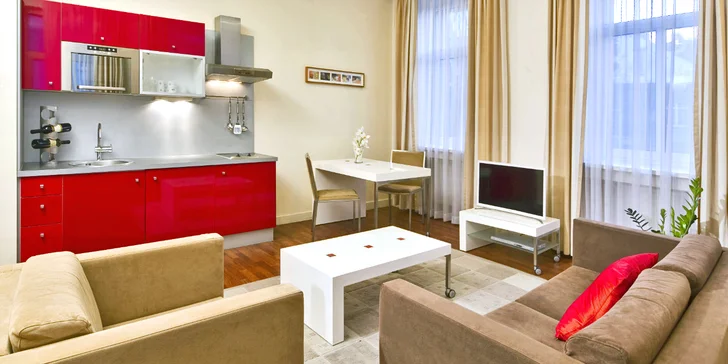 Na výběr máte hned tři typy ubytování. (na fotce rodinný apartmán)