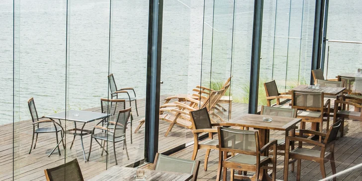 Restaurace disponuje nádherným výhledem.