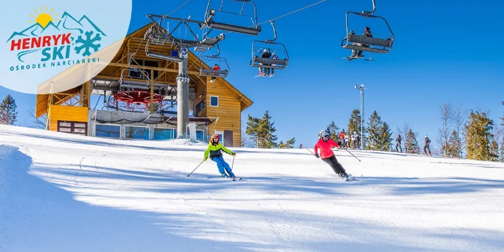 Henryk SKI v centre Krynica-Zdroj: 3-hodinový alebo celodenný skipas