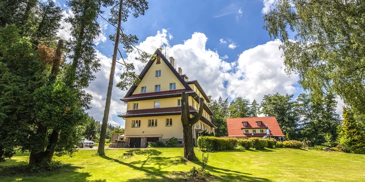 Za klidem i výlety do Českého ráje: polopenze nebo plná penze i víno či all inclusive nápoje