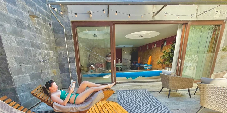 Celé wellness bude jen vaše na 2 hodiny.