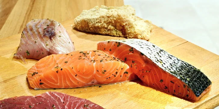 Čerstvé rybí maso přímo od dodavatele chutná skvěle. 