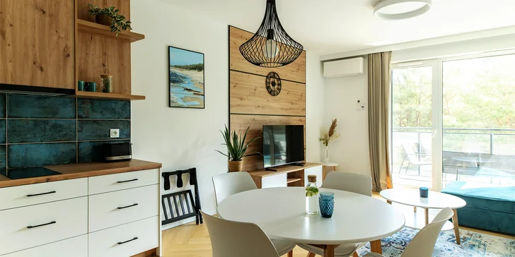 V přístavním městečku Łeba vás ubytují moderní apartmány.
