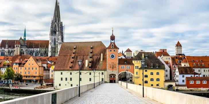 Regensburg vlakem: zájezd na 1 noc se snídaní a průvodcem