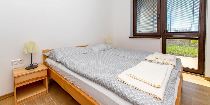 Ubytujete se v komfortním studiu či apartmánu.