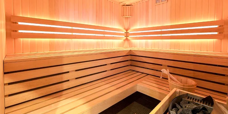 Během pobytu si můžete dosyta užívat neomezený wellness.