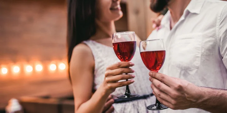 Romantická valentínska degustácia vín pre 2 osoby