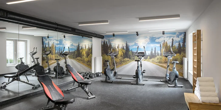 Voľný prístup budete mať aj do hotelového fitness centra.