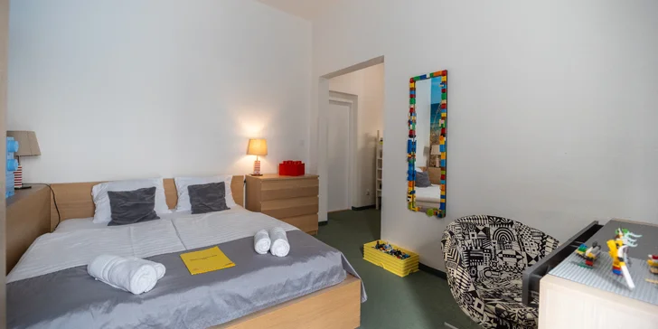 Ubytování je moderní, čisté a útulné. 