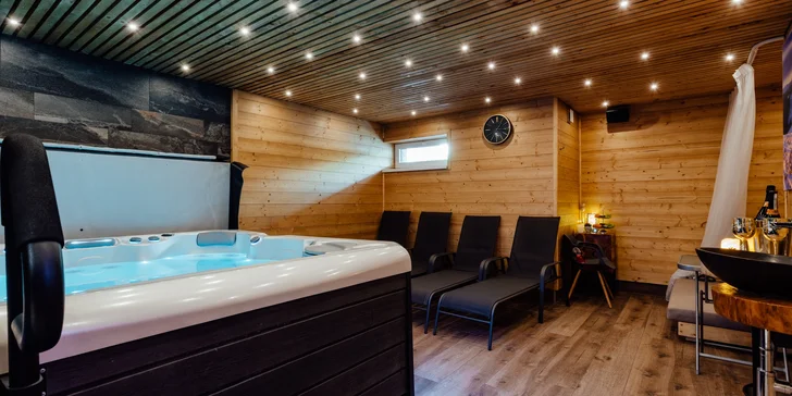 Luxusný pobyt v apartmánoch v blízkosti Jasnej s vírivkou a wellness