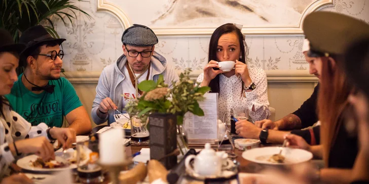 Detektívna hra Mystery dinner v legendárnej reštaurácii