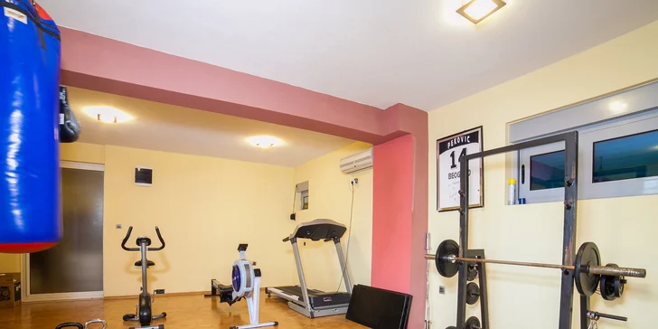 Môžete využiť aj malé fitness.