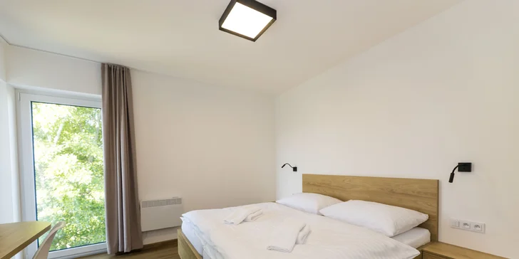 V apartmáne sa pohodlne vyspia až 4 osoby.