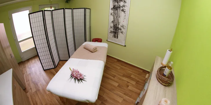 Můžete si sem zajít na masáž v délce 60 min. podle vlastního výběru. 
