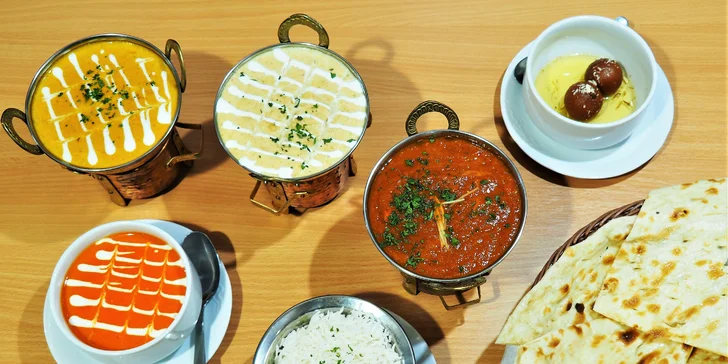 Menu začnete předkrmem a polévkou.