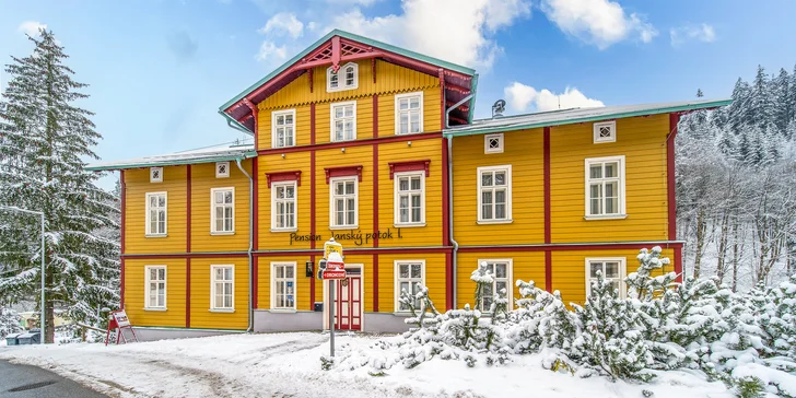 Oddych v Janských Lázňach: apartmán v centre mesta pre 2–4 osoby