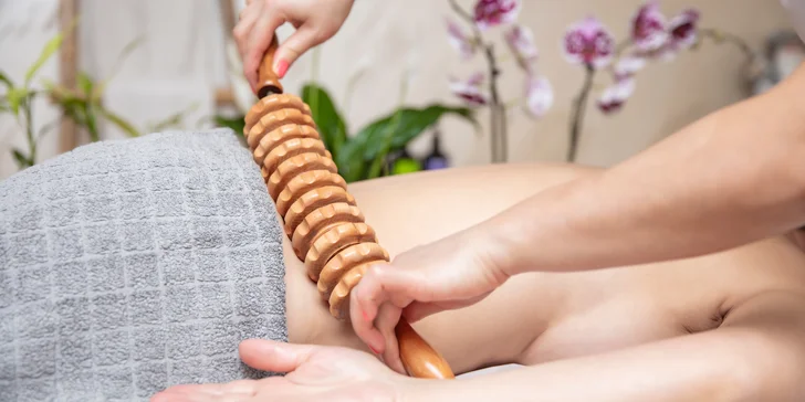 Až 60 min. relaxační či sportovní masáž celého těla i permanentka na maderoterapii