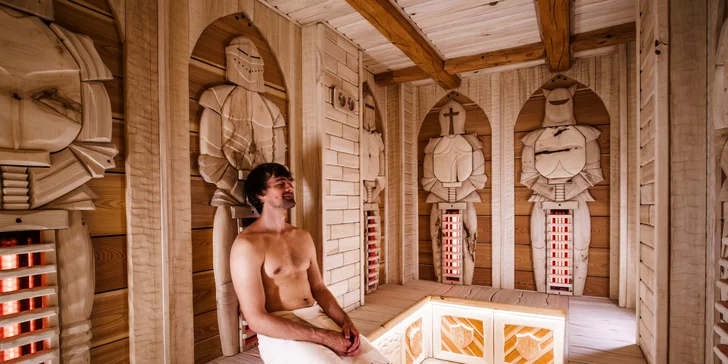Pro rodiče je tu relaxační část. 