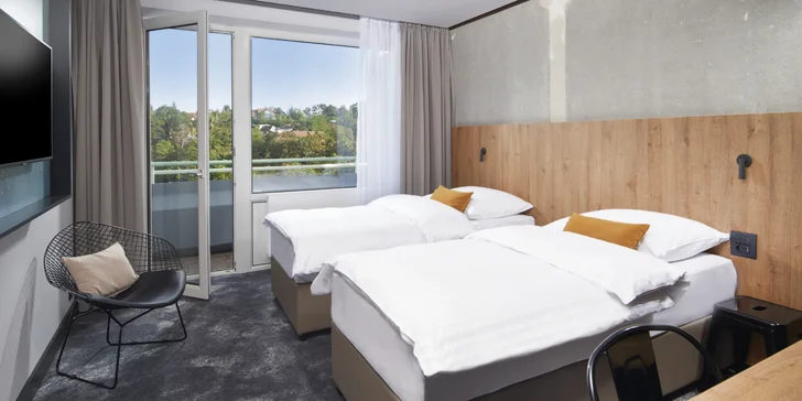 Některé pokoje Executive mají balkon. 