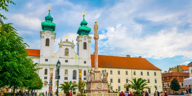 Győr se pyšní nádherným barokním centrem.