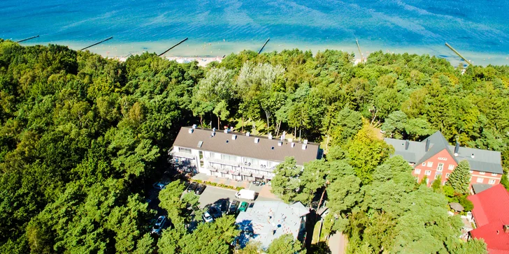 Dovolenka na pobreží Baltského mora: rodinný hotel s raňajkami alebo polpenziou, wellness, vstup do aquaparku