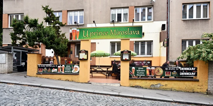 Restauraci U prince Miroslava najdete na pražském Smíchově.