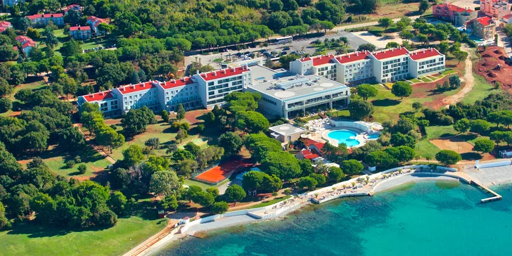 Dovolenka na Istrii: pobyt v 4* hoteli s raňajkami alebo polpenziou, 150 m od pláže