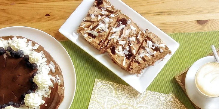 Brownies, chococheese a čoko dort
