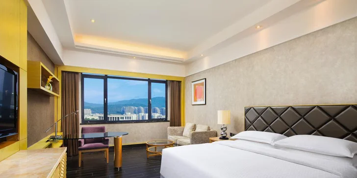 V základní ceně je City View Room (35 m²) s výhledem na město.