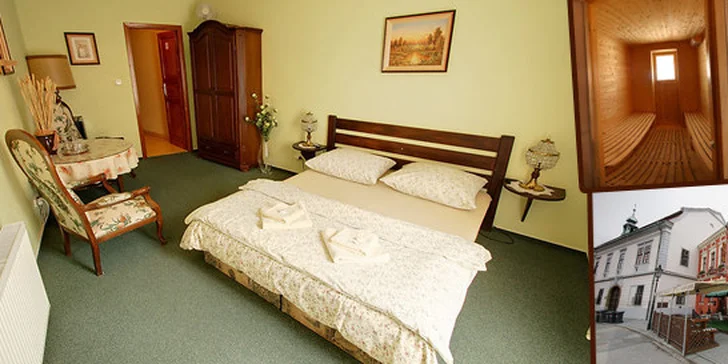 3 dny pro 2 osoby v hotelu Excellent**** v historické části města Kroměříž