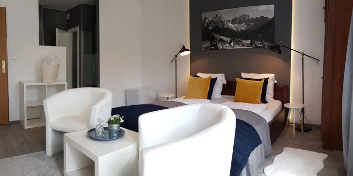 Čeká vás luxusně vybavený 2lůžkový pokoj.