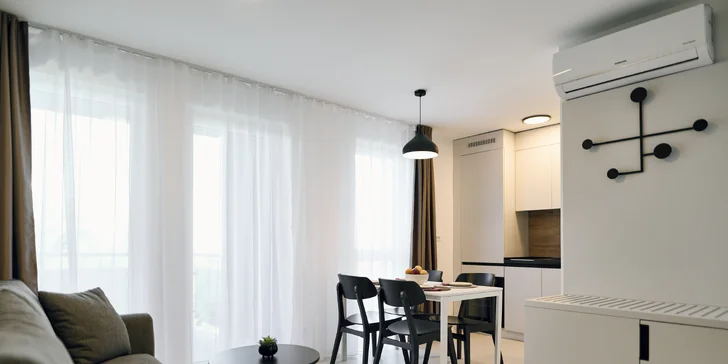 Apartmány sú klimatizované.
