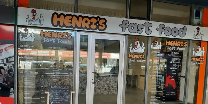 V Henri's Fast Food vám dají oběd přímo do ruky.