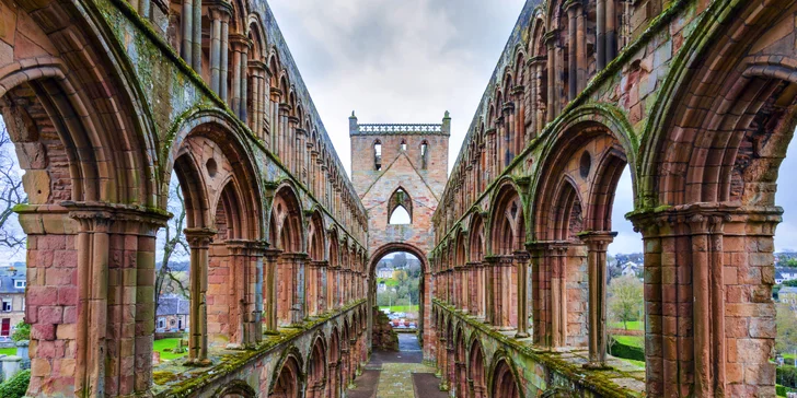 Středověká opatství Jedburgh.