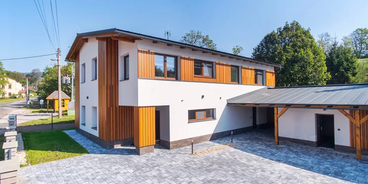 Moderné apartmány v Krkonošiach pri Černom Dole aj vstup do privátnej sauny