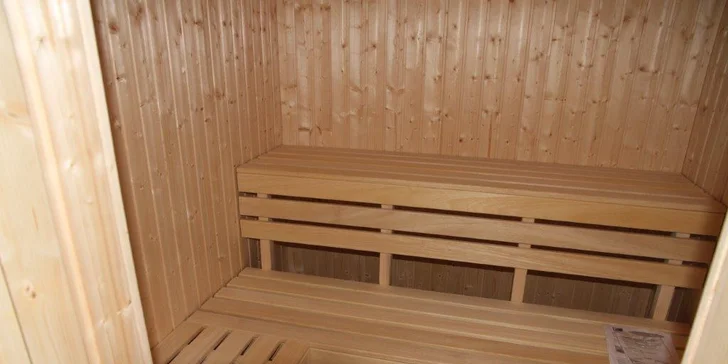 V sauně naberete síly na další příjemné zážitky.