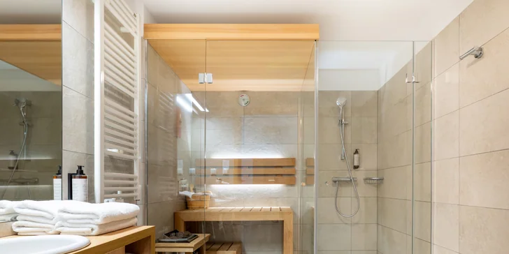 Apartmán Premium má dokonca vlastnú saunu.