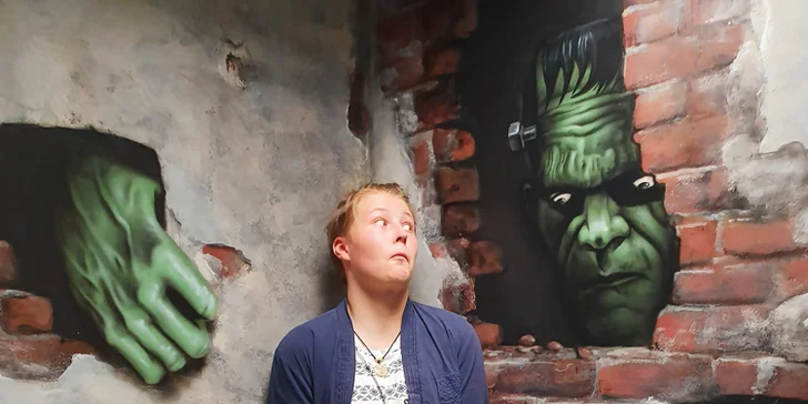Udělejte si fotku monstra ohyzdné podoby – Frankensteina.