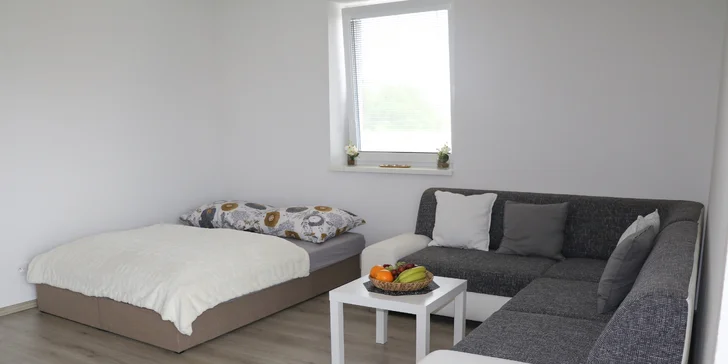 Apartmány sú zariadené moderne a prakticky (byt 1)