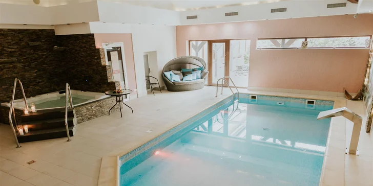 V rámci pobytu sa môžete tešiť na neobmedzený vstup do hotelovej wellness zóny.