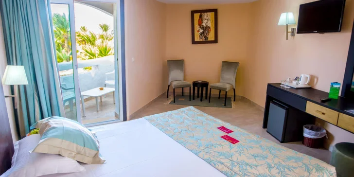 Zve vás sem CK TUI, a to do 4* hotelu Fiesta Beach Djerba, který se nachází jen kousek od pláže.