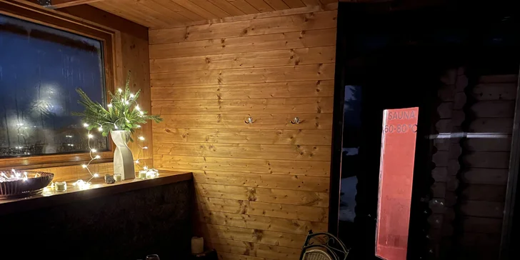 V nabídce najdete pobytový balíček se vstupem do sauny.