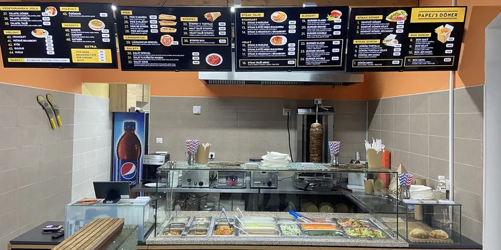  Akce platí na celé menu, které je plné tureckých specialit.