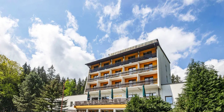 Hotel se nachází v srdci Jeseníků.