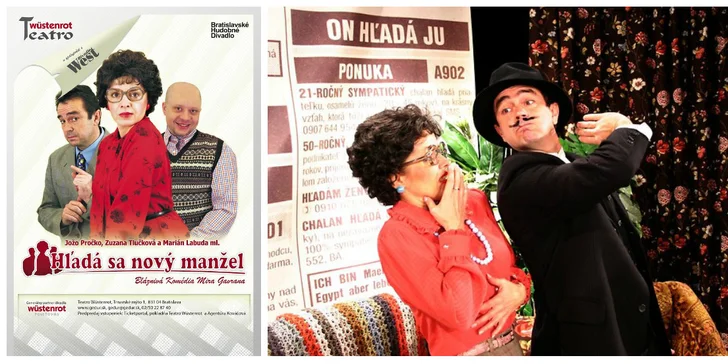 Hľadá sa nový manžel v Teatro Wüstenrot 27.1.2014